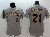 Pittsburgh Pirates #21 Roberto Clemente Gray 2016 Flexbase Authentic Collection Stitched Jersey,baseball caps,new era cap wholesale,wholesale hats